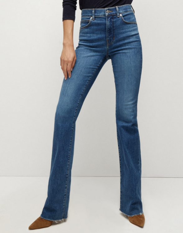 Veronica Beard Cameron High Rise Bootcut Jeans