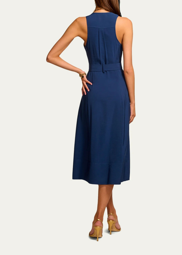 Ramy Brook Nomi Belted Dress MSRP $495