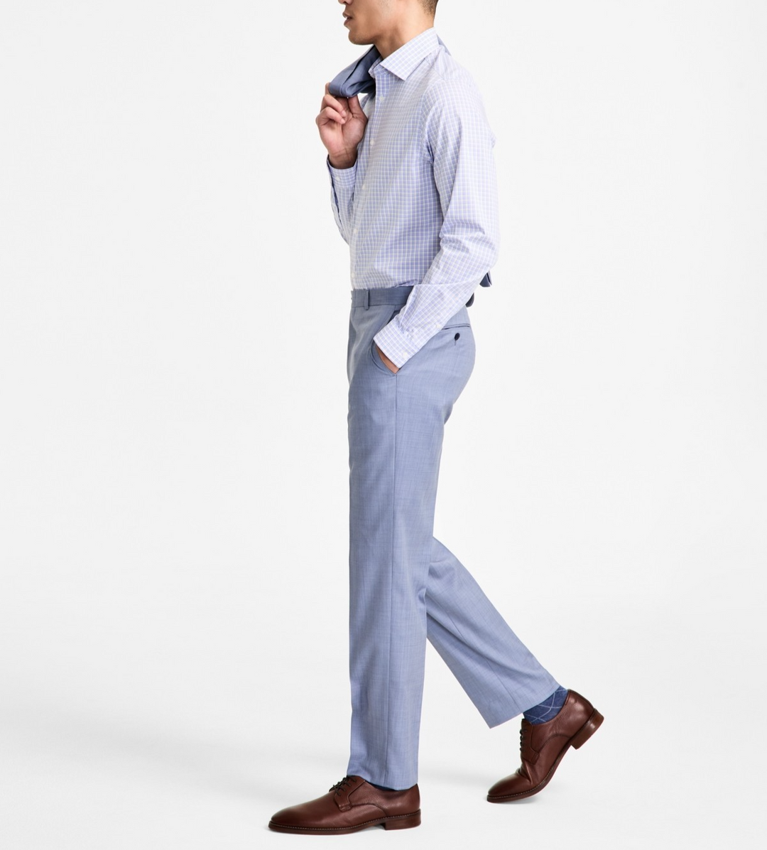 Michael Kors Men's Classic Fit Wool Blend Suit Separates Pant MSRP $200