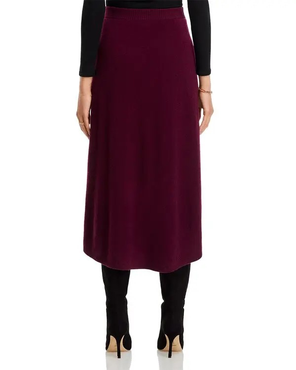 C by Bloomingdale's Cashmere MIDI Skirt MSRP $168