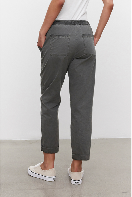 Velvet by Graham & Spencer Misty Drawstring Cotton Pants MSRP $166