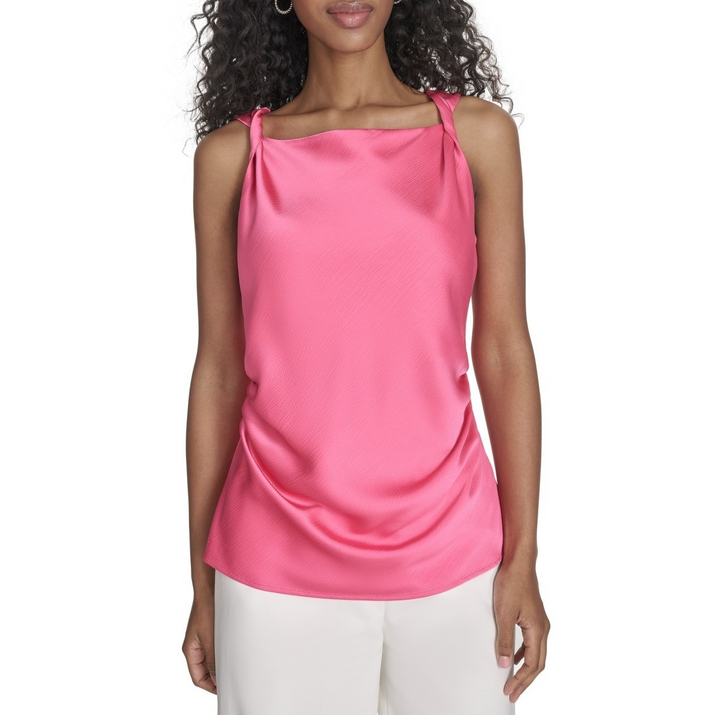 Calvin Klein Women's Twisted-Strap Sleeveless Top MSRP $64