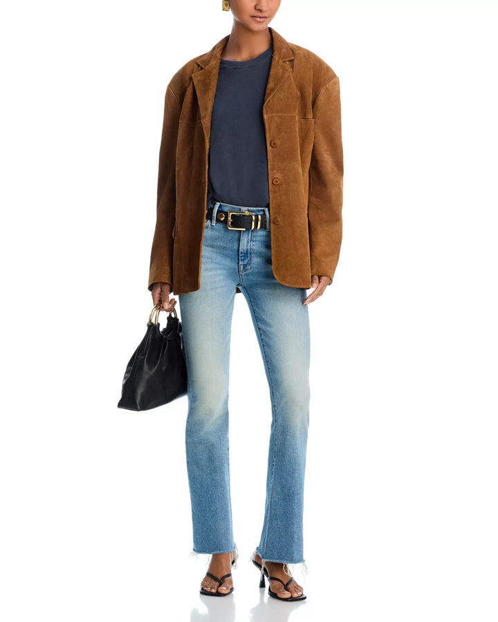 MOTHER The Weekender Fray Jeans MSRP $268