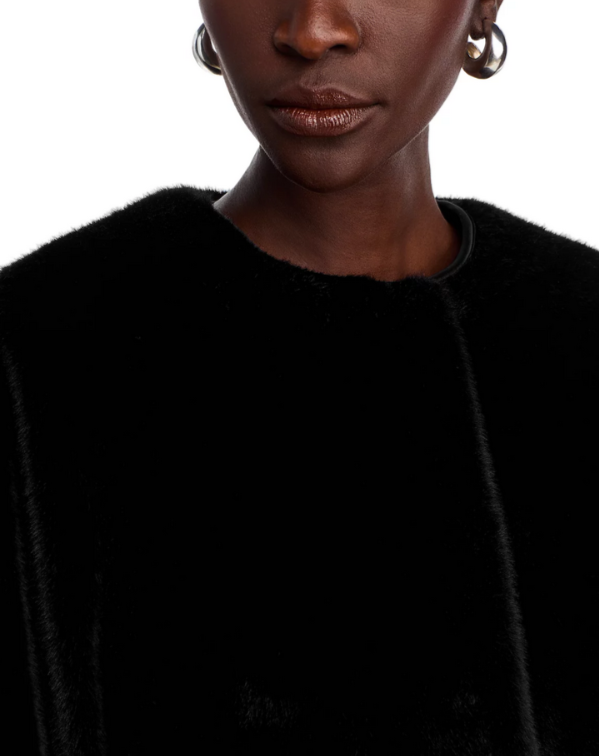 T Tahari Faux Fur Jacket MSRP $168