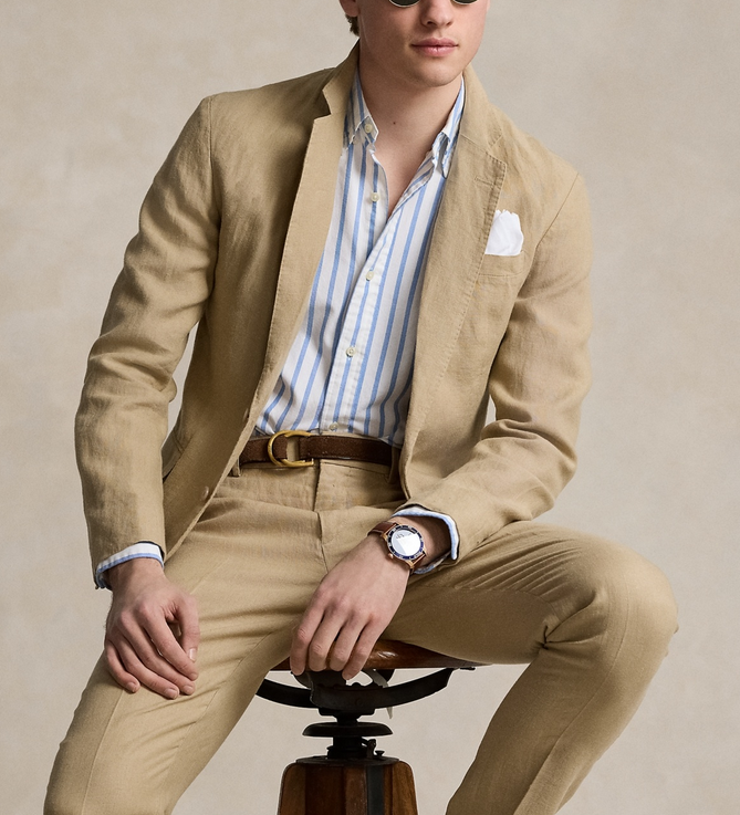 Polo Ralph Lauren Men's Polo Soft Modern Linen Suit Jacket MSRP $398