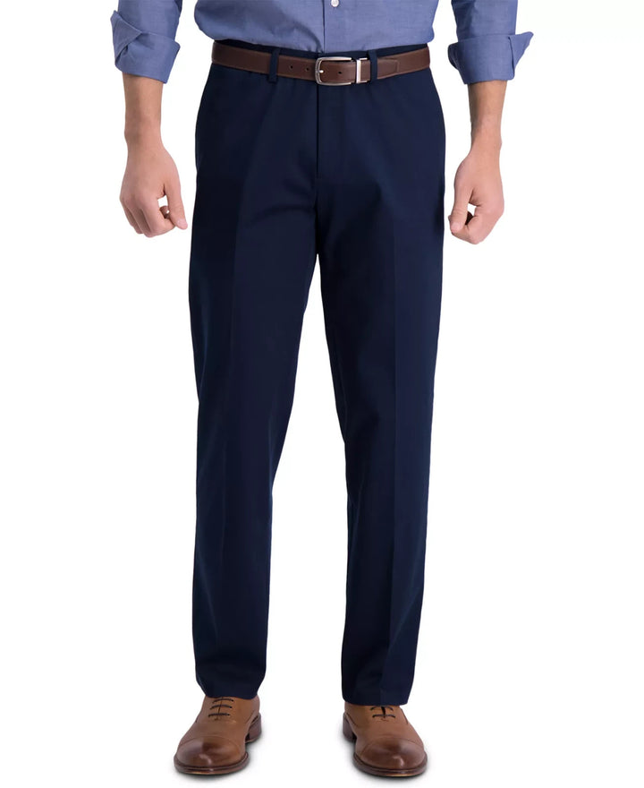 Haggar Men’s Iron Free Premium Khaki Straight-Fit Flat-Front Pant MSRP $80