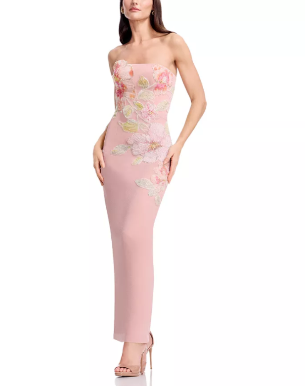 Dress the Population Viviana Strapless Dress MSRP $398