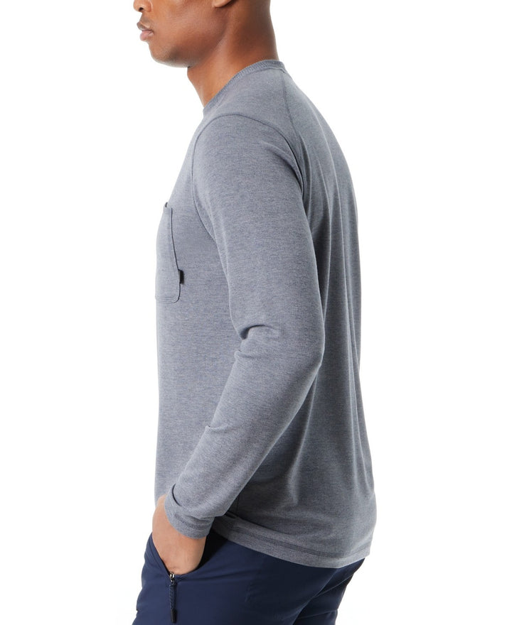 BASS OUTDOOR Men's Thermal Raglan Sleeve Henley MSRP $59