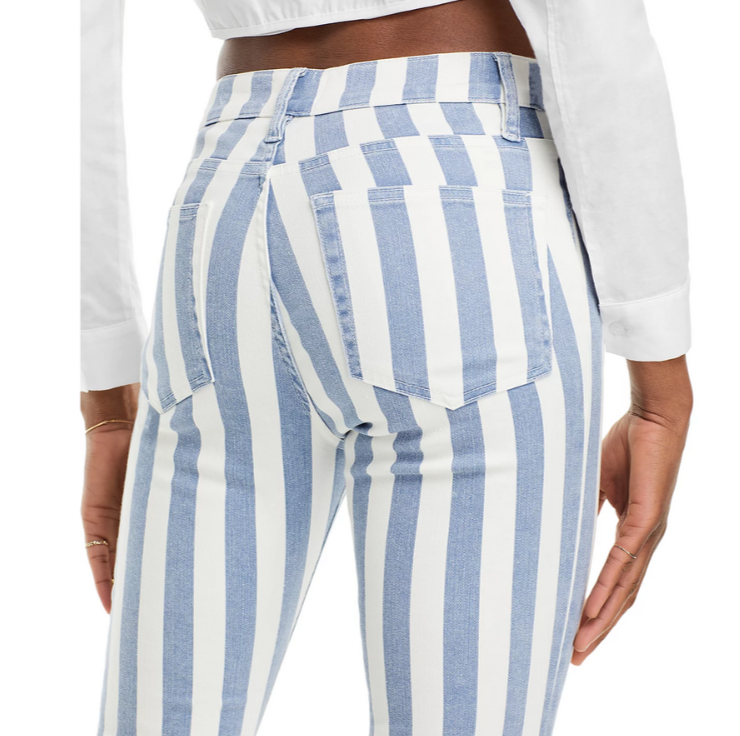 FRAME Le Crop High Rise Mini Bootcut Jeans MSRP $258