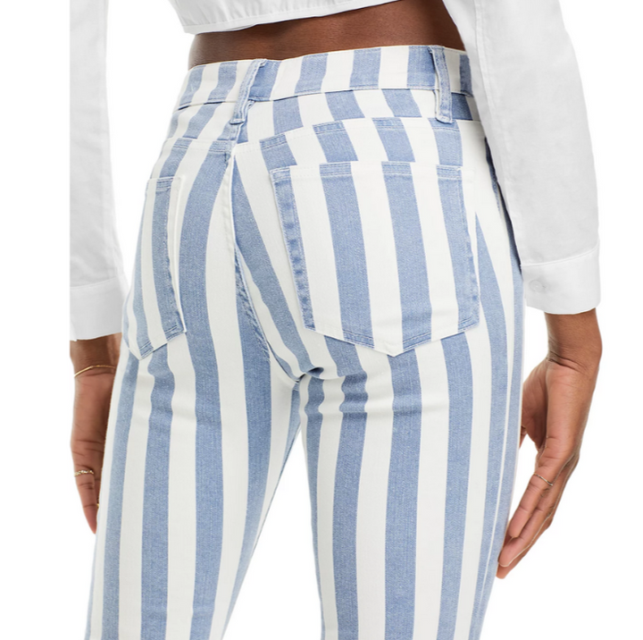 FRAME Le Crop High Rise Mini Bootcut Jeans MSRP $258