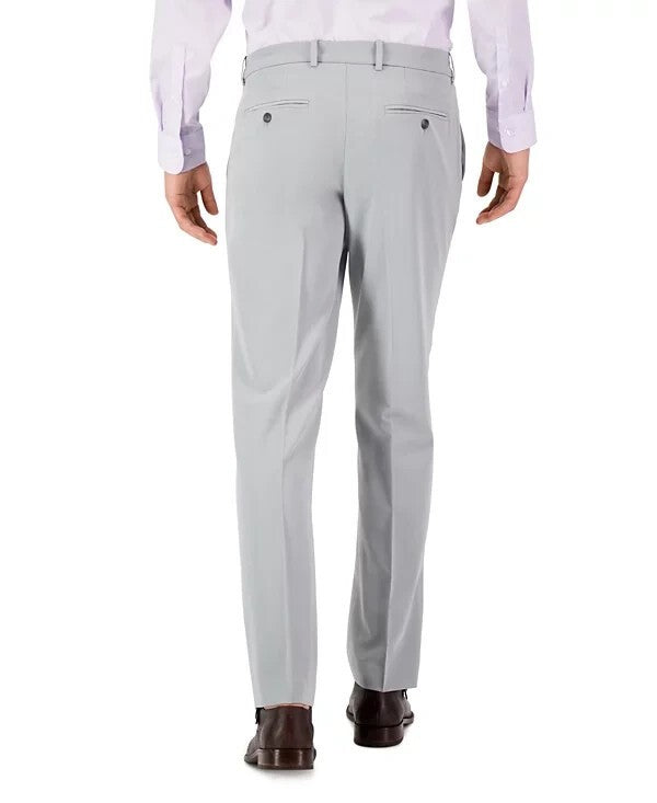 Perry Ellis Portfolio Men's Stretch Solid Resolution Pants MSRP $95