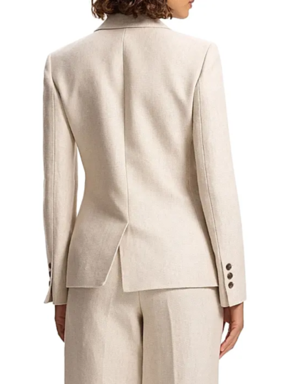 Theory Linen Slim Two Button Blazer MSRP $495