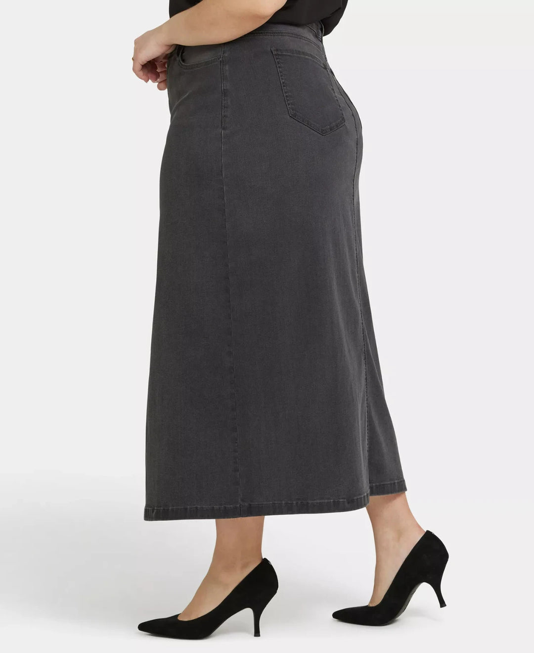 NYDJ Plus Size High Rise Long Skirt MSRP $99