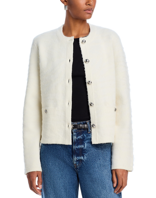 Proenza Schouler White Label Josephine Brushed Jacket MSRP $650