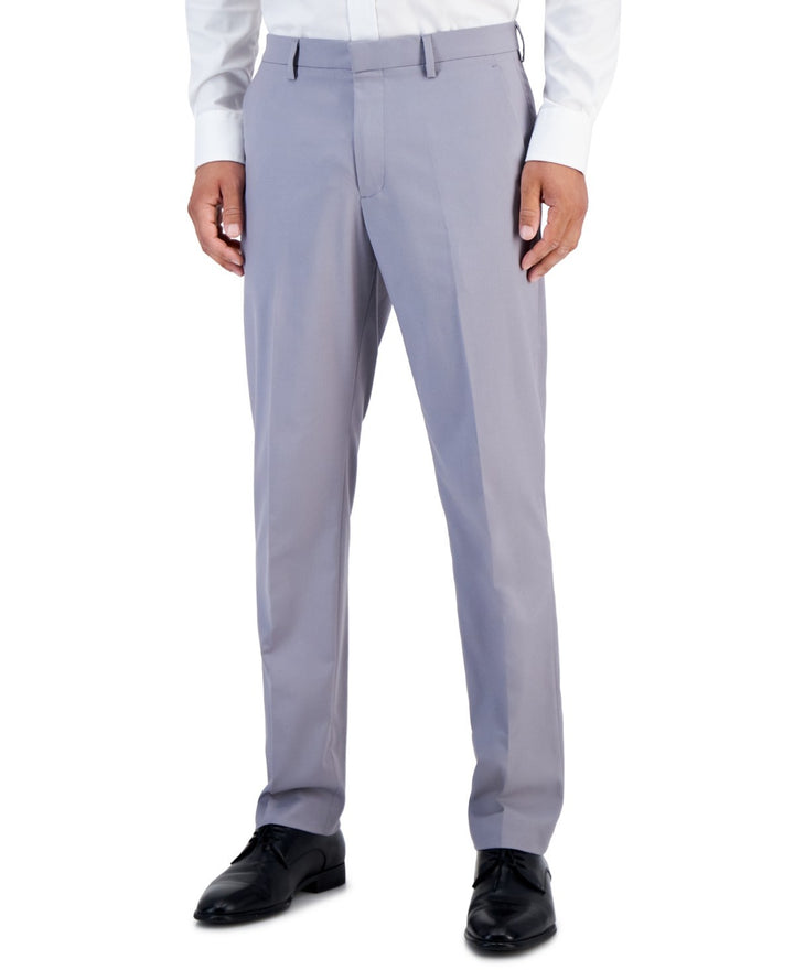 Perry Ellis Portfolio Men's Slim-Fit Stretch Heathered Dress Pants MSRP $95