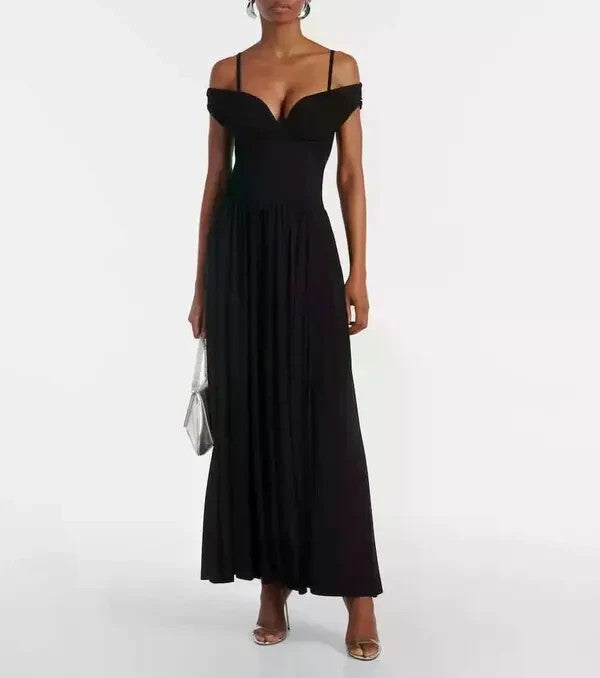Simkhai Amarantha off-shoulder maxi dress MSRP $645