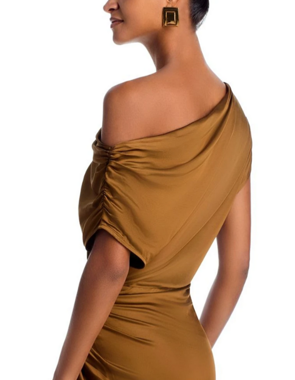 A.L.C. Penny Draped One Shoulder Gown MSRP $595