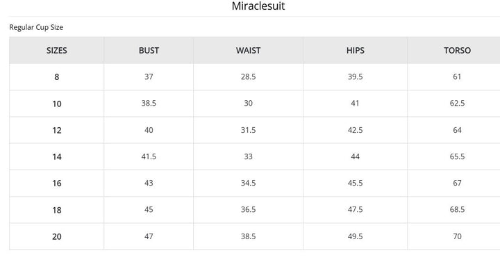 Miraclesuit Rock Solid Madrid One-Piece MSRP $186