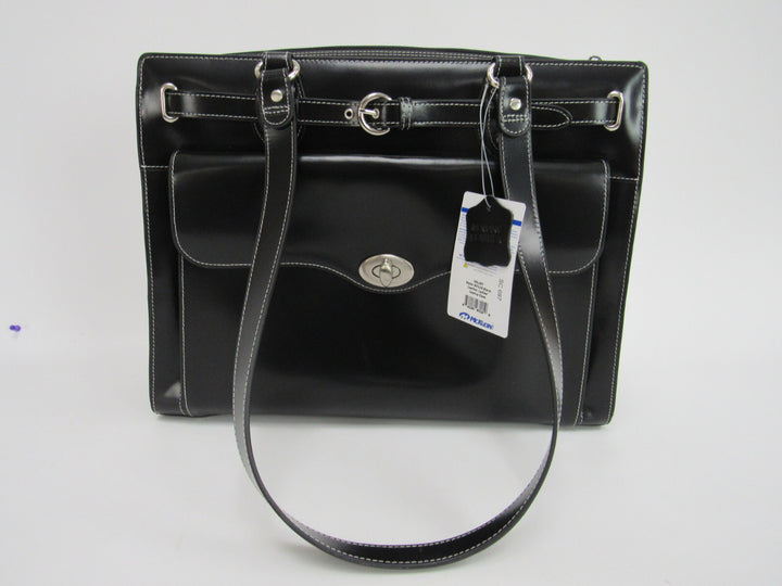 McKlein USA Joliet Black Leather Tote MSRP $440