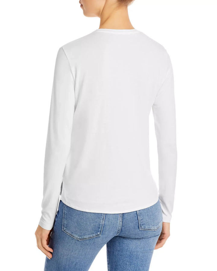 Majestic Filatures Soft Touch Long Sleeve Semi Relaxed Crewneck MSRP $160 Size 3