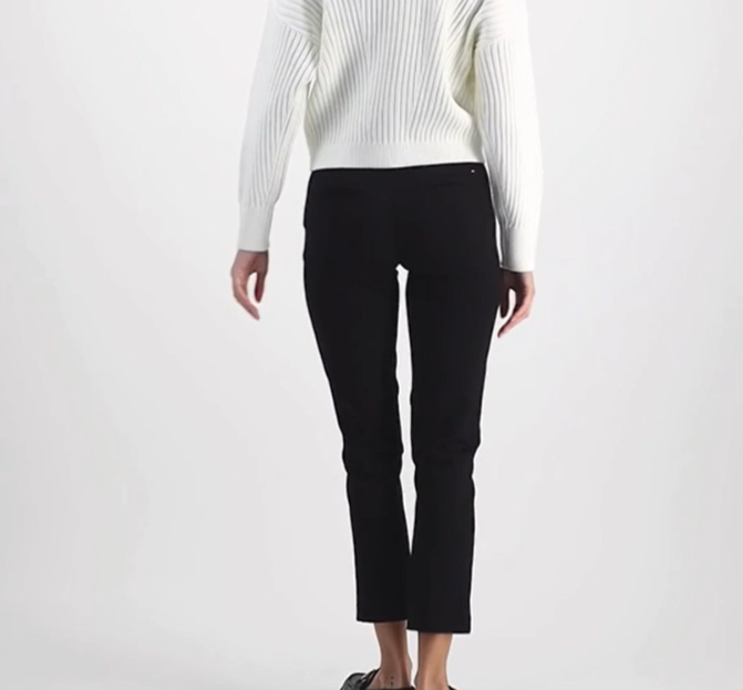 Tommy Hilfiger TH Flex Straight-Leg Ankle Ponte Pants MSRP $89