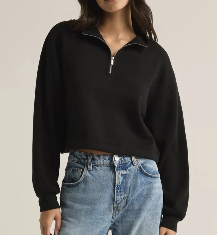 Z Supply Half Zip Sweatshirt MSRP $79