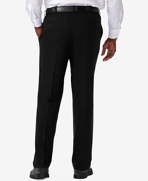 Haggar Men's Big & Tall Cool 18 Pro Classic-Fit Dress Pants MSRP $80