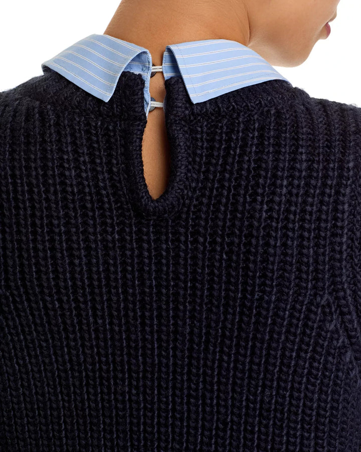 Cinq à Sept Mara Shaker Pullover Sweater MSRP $345