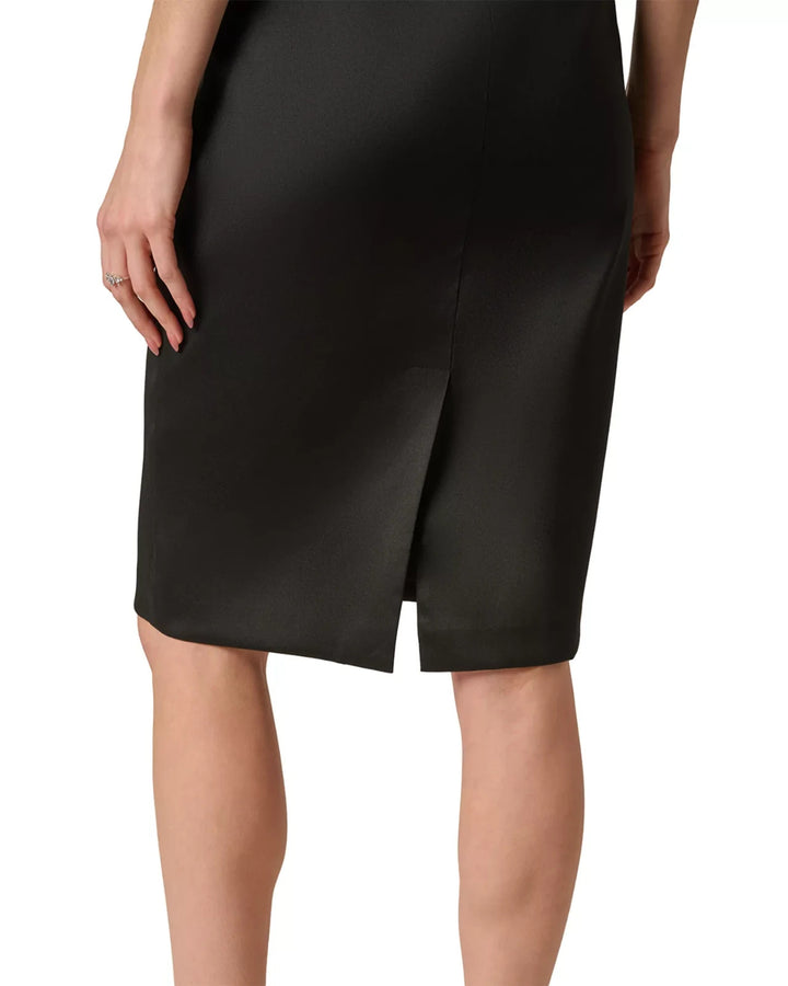 Aidan Mattox Stretch Mikado Midi Dress MSRP $295