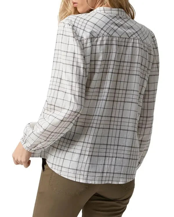 Sanctuary as You Are Banded Collar Shirt MSRP $89