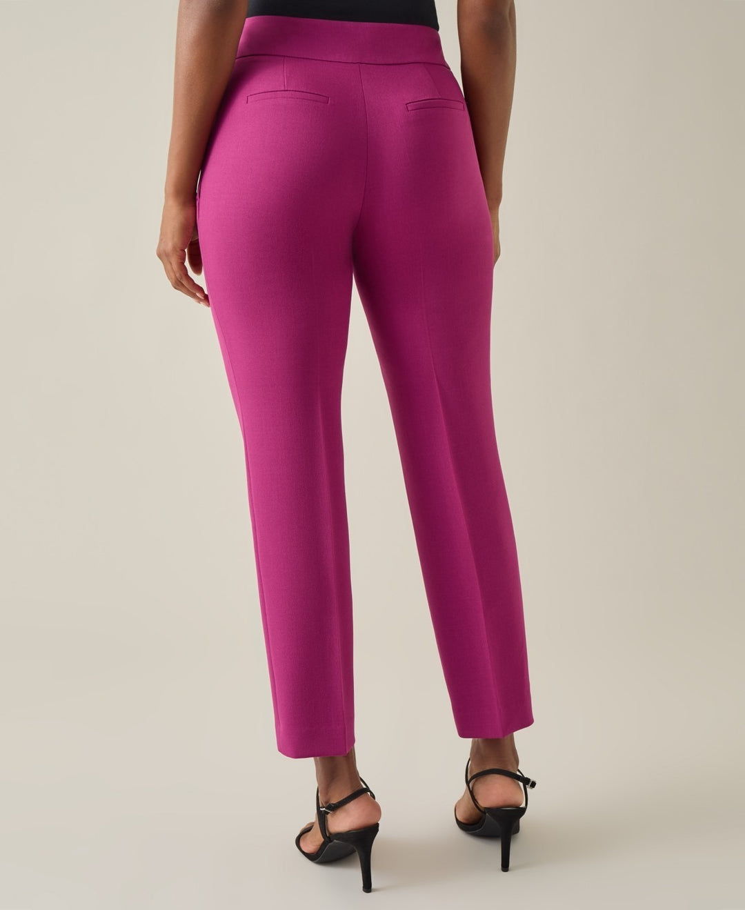 Kasper Women's Straight-Leg Stretch Crepe Pant MSRP $79