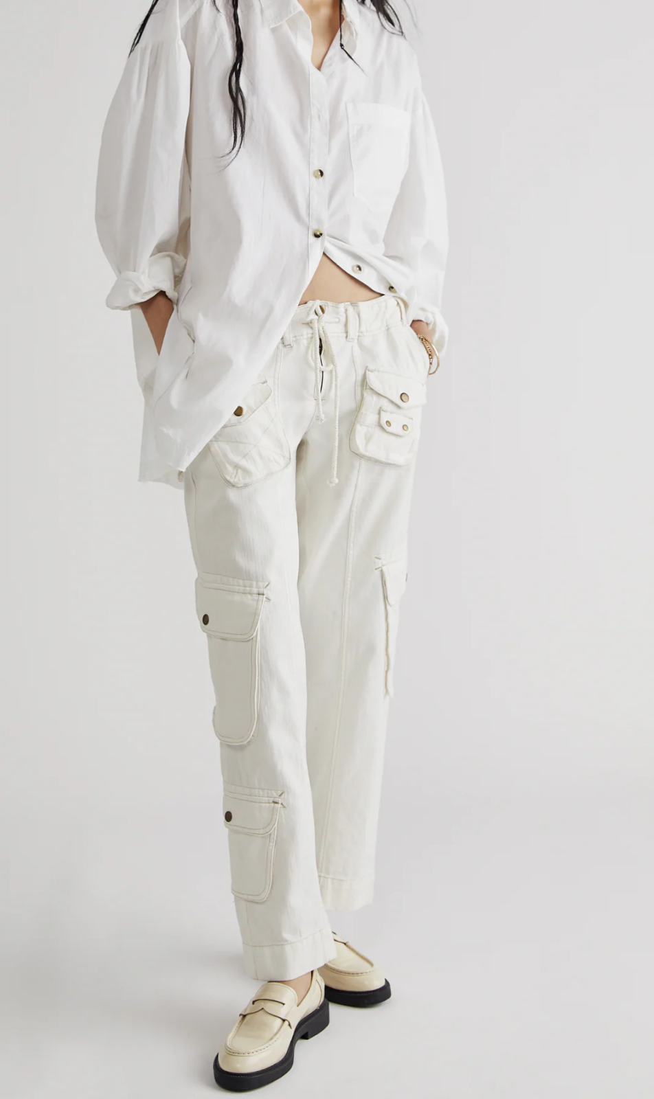 Free People We The Free Tahiti Cargo Pants MSRP $138