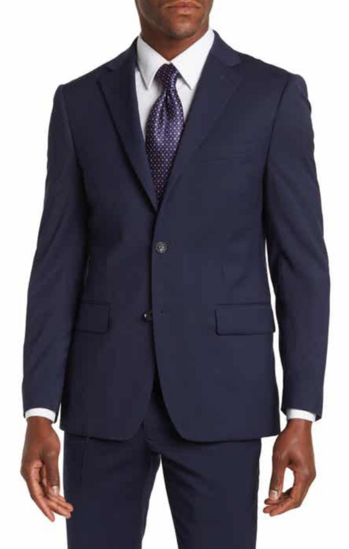 Tommy Hilfiger Wool-Blend Suit Separates Jacket MSRP $450
