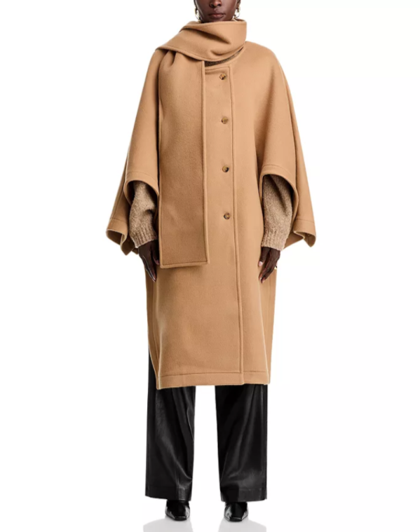A.W.A.K.E. MODE Wool Poncho Coat MSRP $1315
