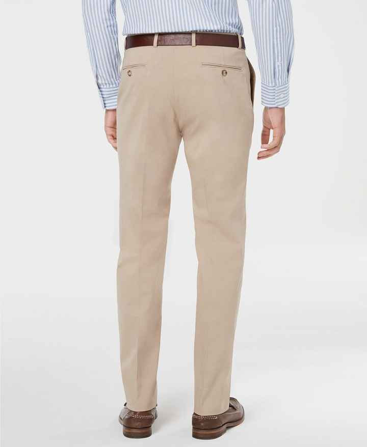 Tommy Hilfiger Modern-Fit TH Flex Stretch Solid Performance Pants MSRP $95