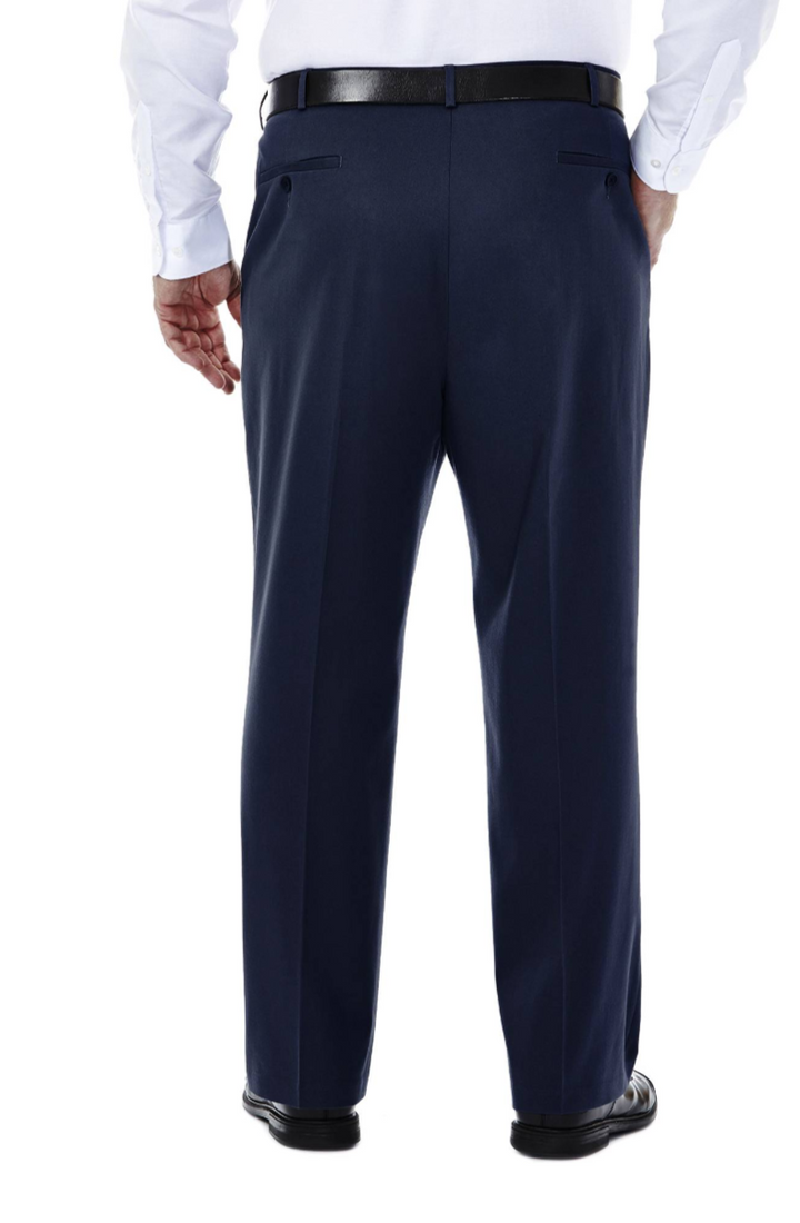 Haggar Men's Big & Tall Premium No Iron Khaki Classic Fit Pants MSRP $80