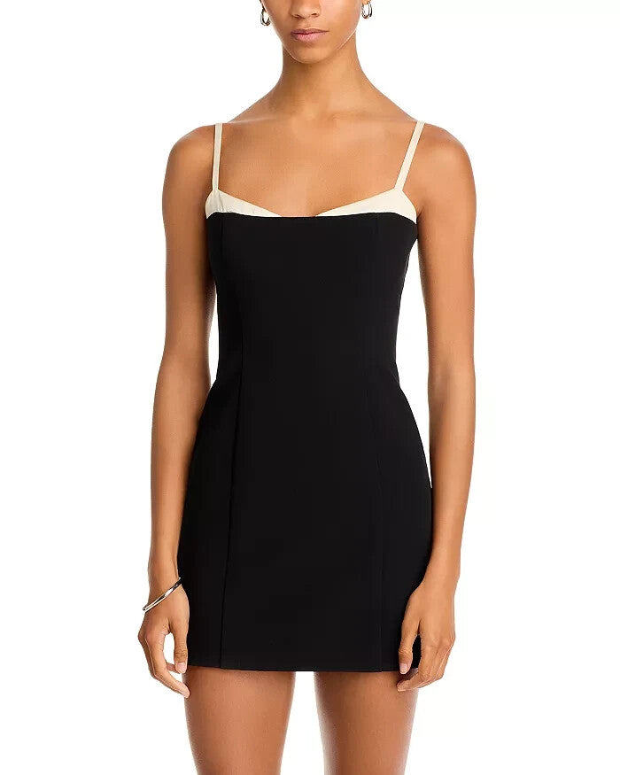 French Connection Azra Contrast Trim Mini Dress MSRP $148 Size 12