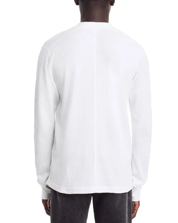 Rag & Bone Cotton Blend Waffle Knit Henley MSRP $198