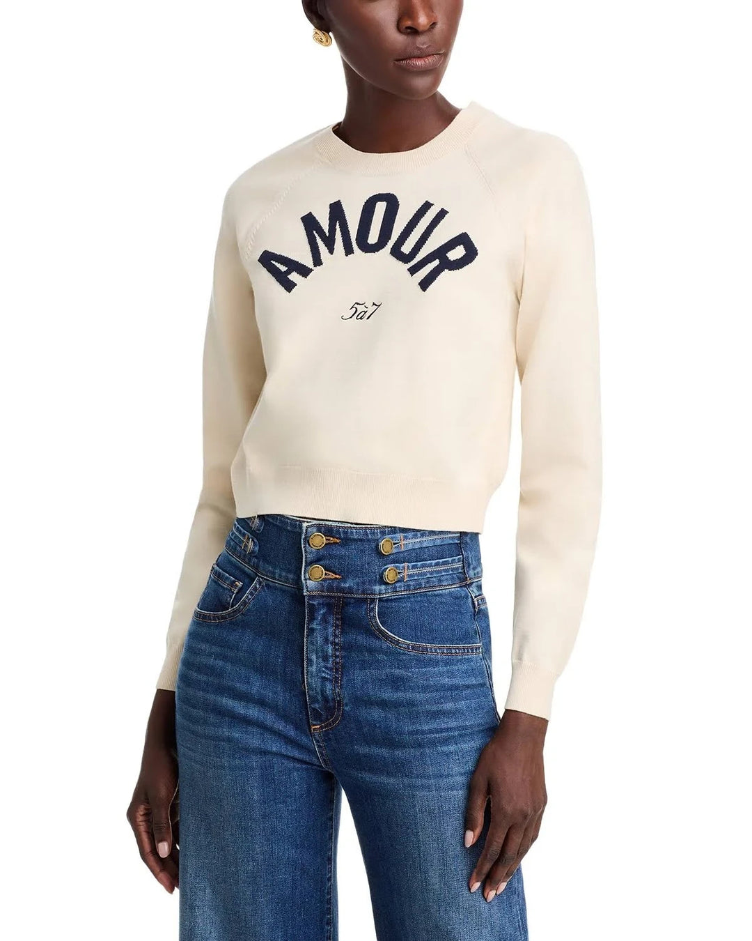 Cinq à Sept Amour Raglan Sleeve Sweater MSRP $325