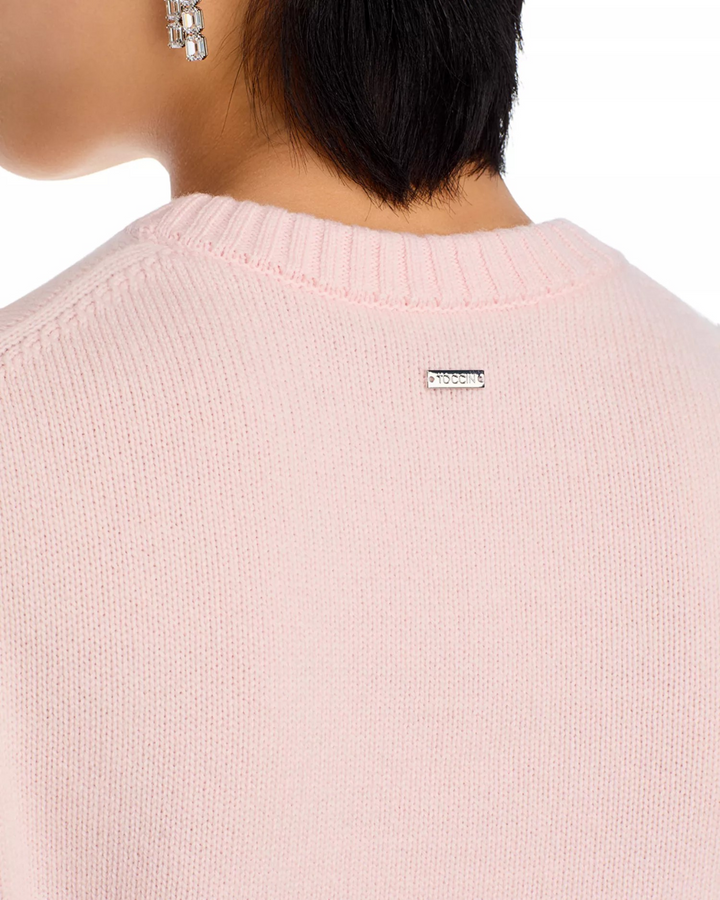 TOCCIN Elsie Wool & Cashmere Short Sleeve Sweater MSRP $295