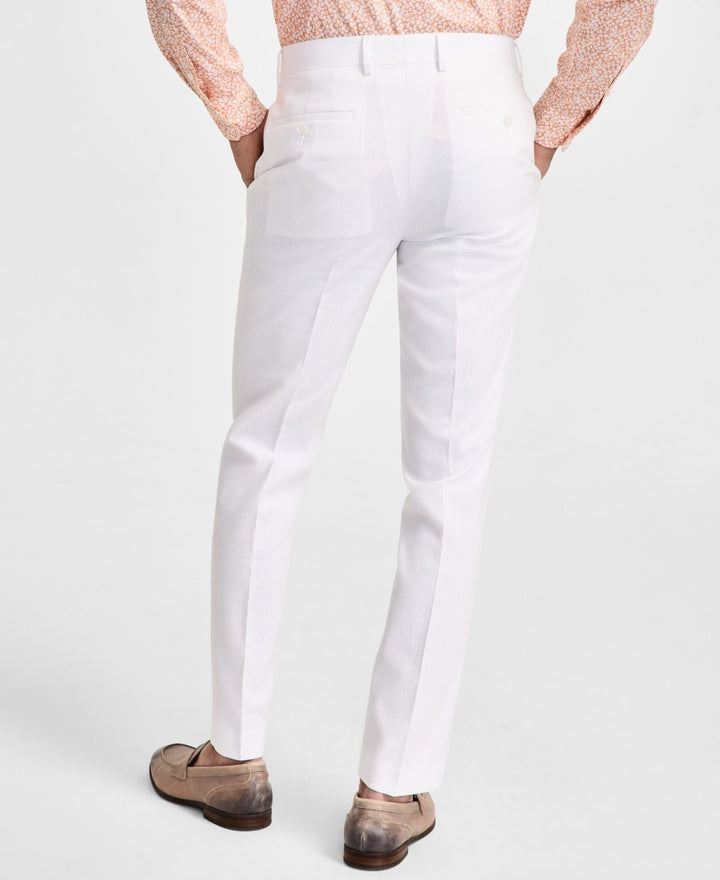 Bar III Men's Slim-Fit Linen Suit Pants MSRP $135