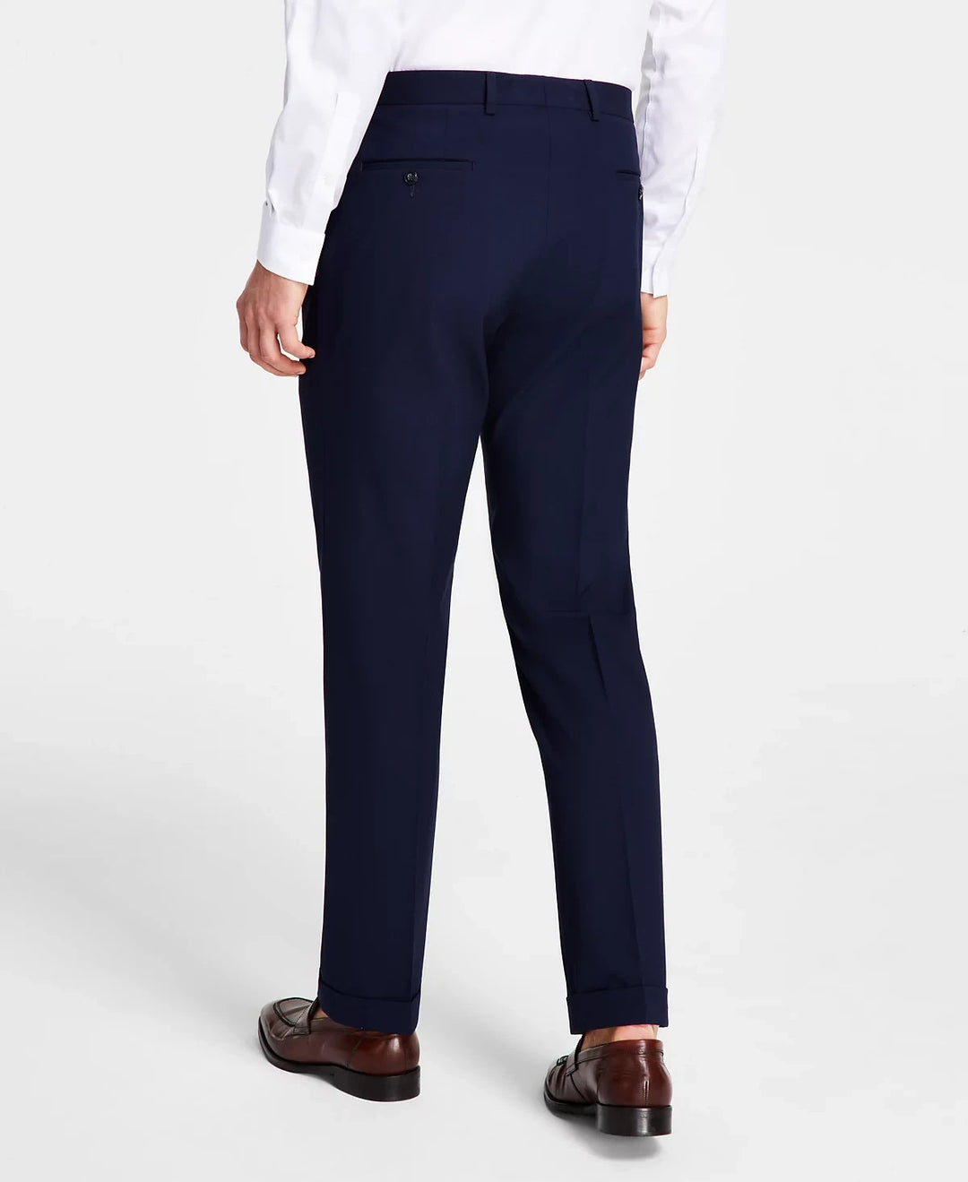 Michael Kors Pleated Solid Classic Fit Pants MSRP $95