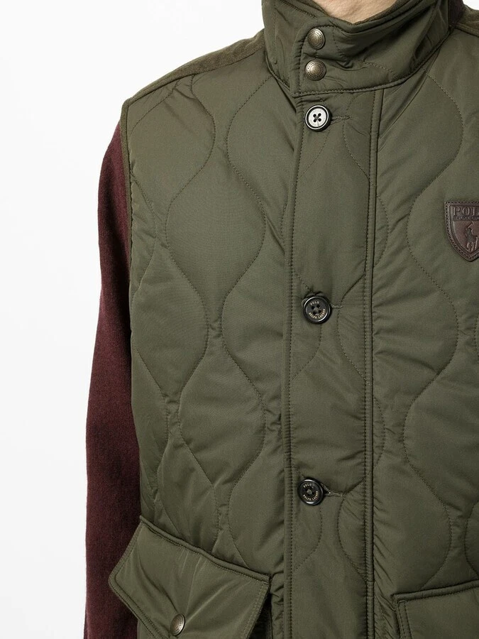 Polo Ralph Lauren Quilted Full Zip Utility Vest MSRP $398