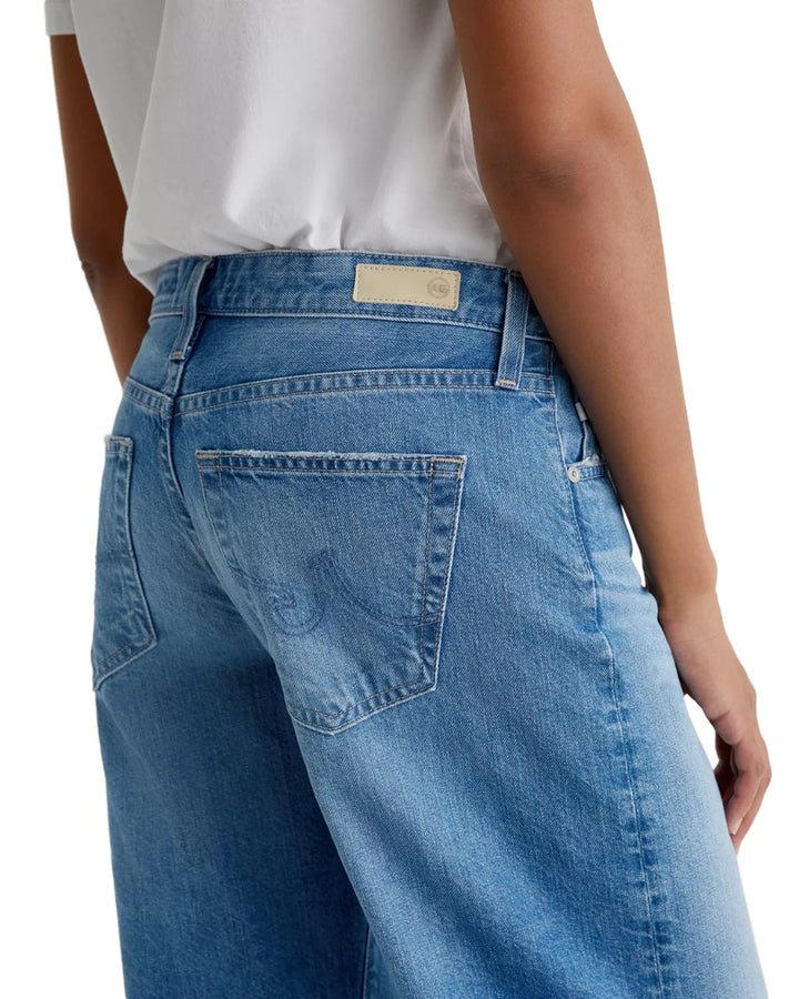 AG Adria Low Rise Wide Leg Jeans MSRP $225