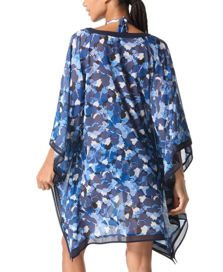 MICHAEL Michael Kors Women's Chiffon Poncho Cover-Up MSRP $98