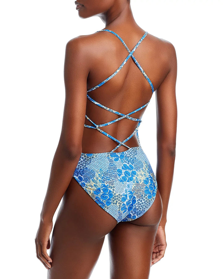 Peixoto Printed One Piece Swimsuit MSRP $128