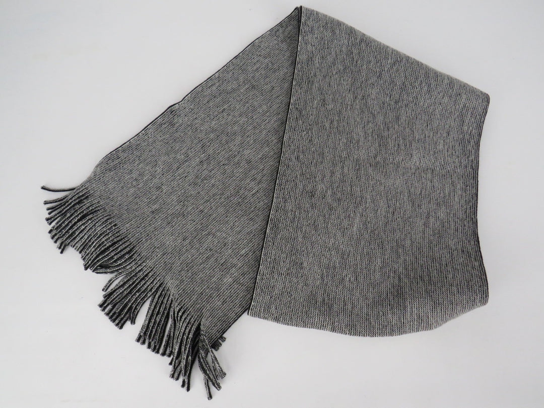 BUGATTI Knit Fringe Trim Wool Scarf MSRP $98