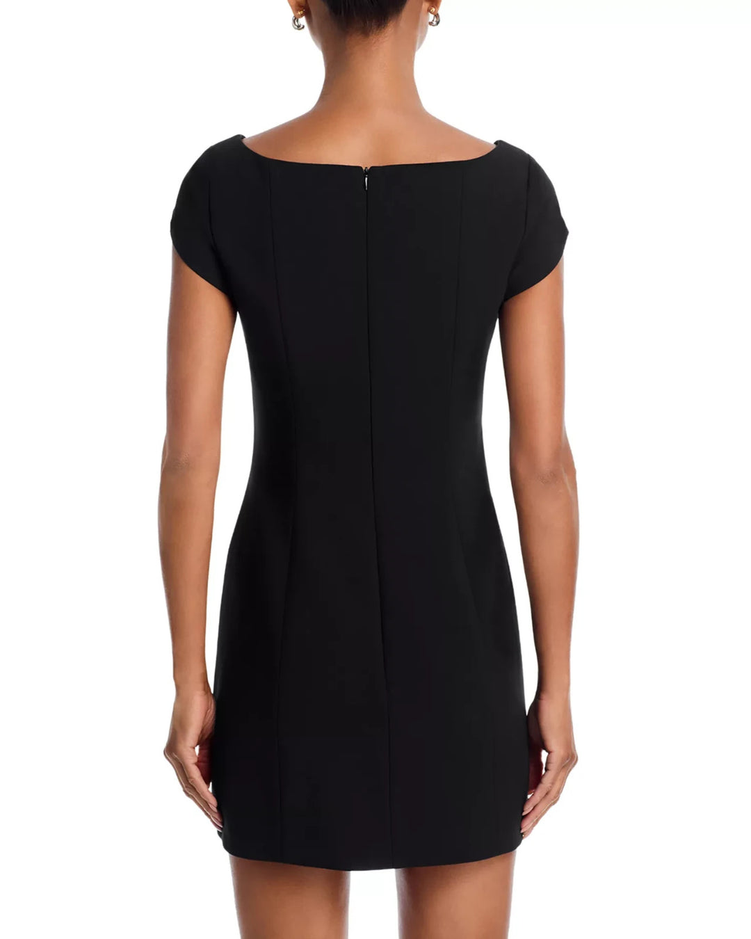 French Connection Azra Twill Cap Sleeve Mini Dress MSRP $148