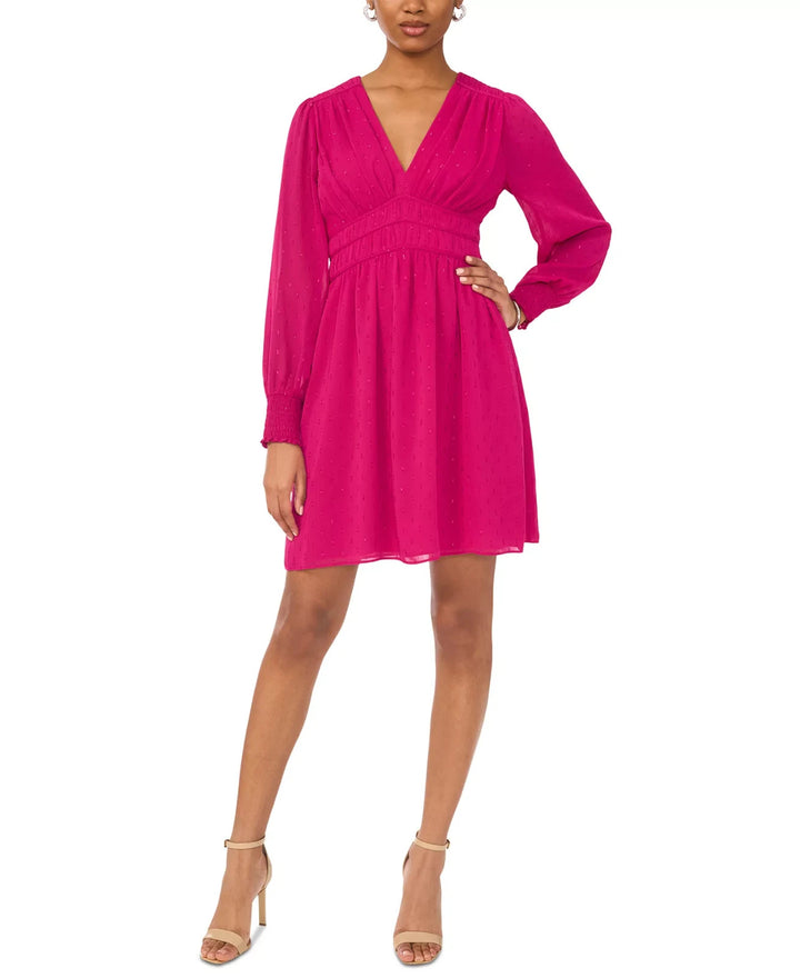 1.STATE Women's Clip-Dot Fit & Flare Dress MSRP $99