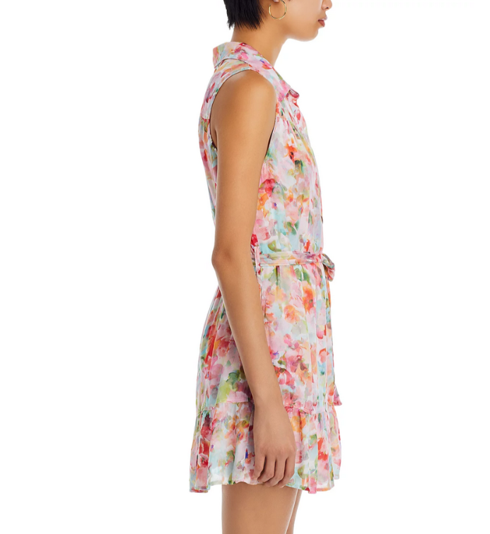 Bella Dahl Sleeveless Mini Shirt Dress MSRP $194